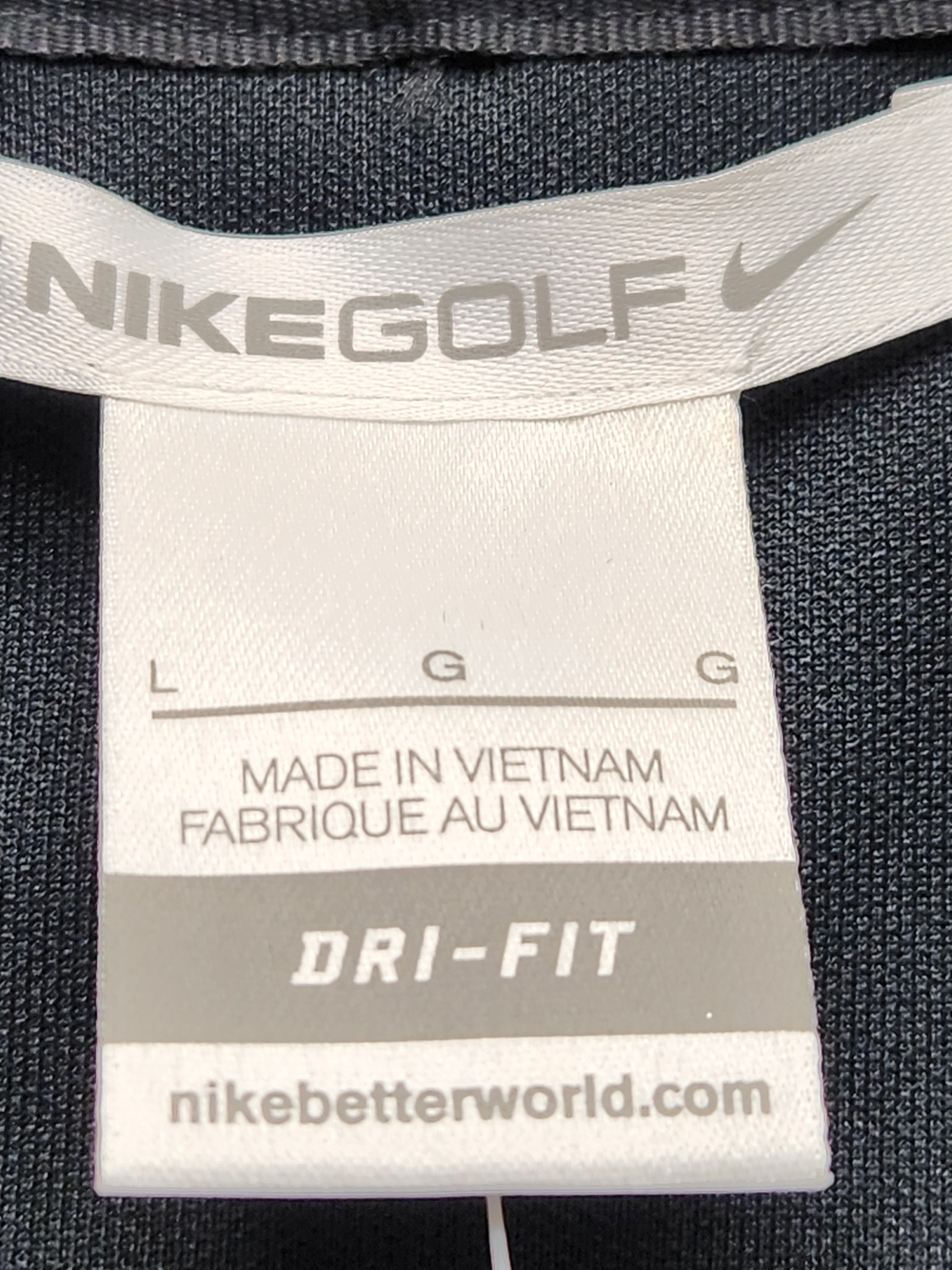 ⭐️NWT Nike Golf Polo Black Dri-FIT Short Sleeve Womens Size Large L 268703 - Picture 3 of 12